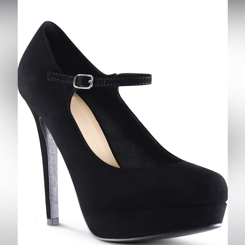 Marco Republic Jerusalem high platforms heels in black 6.5 new